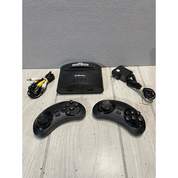 ATGAMES Sega Genesis Classic Mini Console 80 Games Wireless Controllers WORKS - Picture 1 of 8